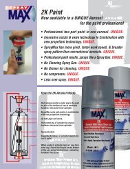Spraymax 2k Aerosol - US Chemical & Plastics