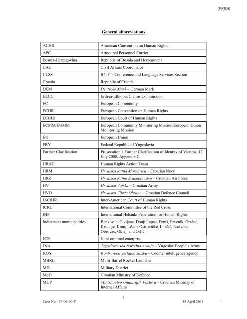 Gotovina et al Judgement Volume I - ICTY