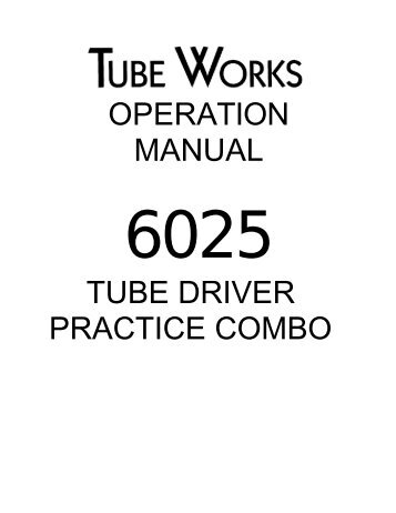 6025 Tube Driver Practice Combo - Genz Benz