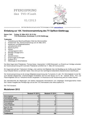 2013-1 - Turnverein Opfikon-Glattbrugg