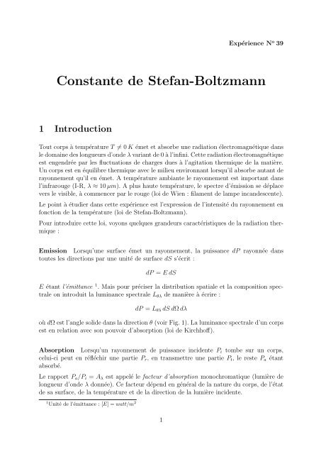 Constante de Stefan-Boltzmann
