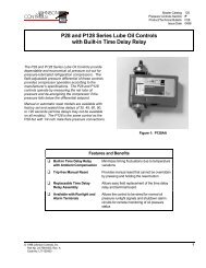 P28 and P128 Series Lube Oil Controls with - System Control ...