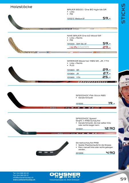 Katalog - Ochsner Hockey