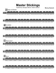 Master Stickings exercise (click to view) - Vic Firth