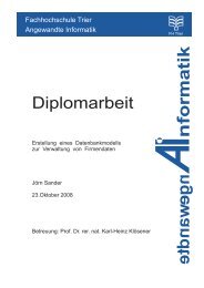 Diplomarbeit Sander Jörn - Fachhochschule Trier