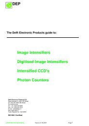 Image Intensifiers Digitised Image Intensifiers ... - Lahoux Optics