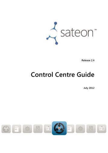 SATEON â Control Centre Guide - Grostech.com