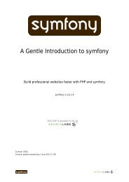 A Gentle Introduction to symfony (pdf) - Bad Request