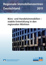 Regionale Immobilienzentren Deutschland 2011 - DG Hyp