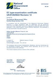 EC type-examination certificate UK/0126/0022 Revision 12 - emetas