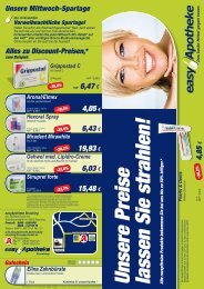 Alles zu Discount-Preisen - easyApotheke AG