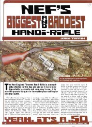 The New England Firearms Handi-Rifle is a remark- able offering in ...