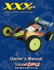 Losi XXX-CR Manual - Robitronic