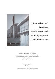 Dresdens Architektur nach - Sebastian Jabbusch