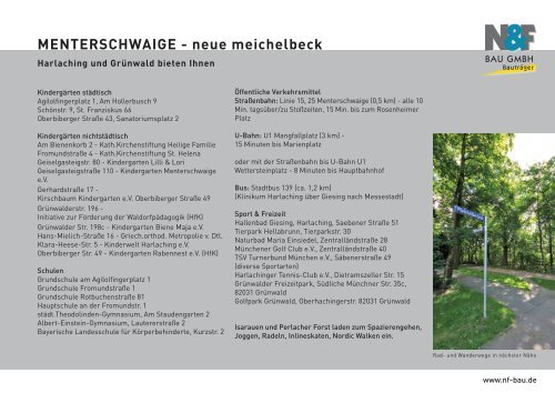 WOHNEN MIT TRADITION neue meichelbeck ... - N & F Bau GmbH