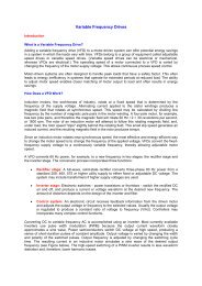 Variable Frequency Drives - Energy Manager Training