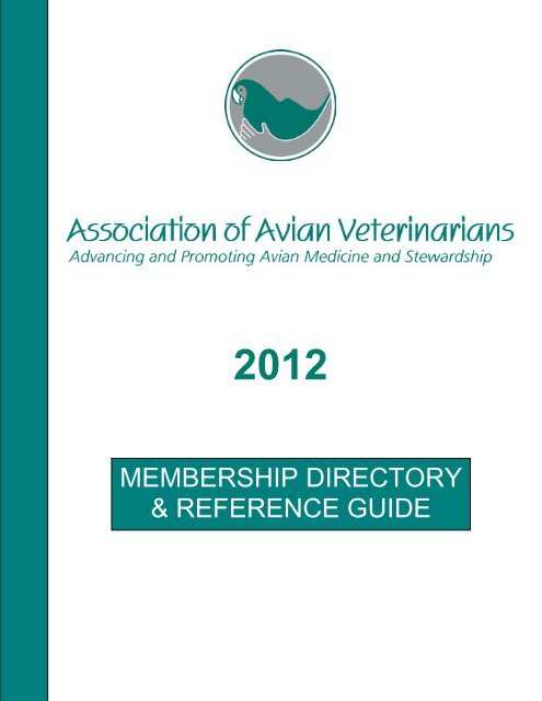 2012 - The Association of Avian Veterinarians
