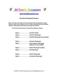 Hanukkah Playdough Recipes - Family Resources