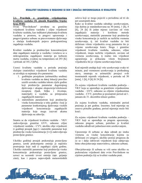 Kvalitetu vazduha u regionu sjeveroistocne Bosne.pdf - Ekologija.ba