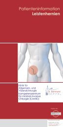 Leistenhernien Patienteninformation - Krankenhaus Brake