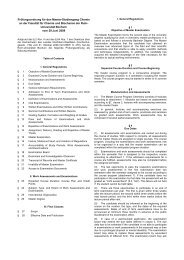 Examination regulations - Faculty of Chemistry and Biochemistry