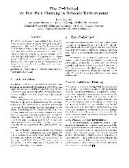 The Z3{Method for Fast Path Planning in Dynamic Environments