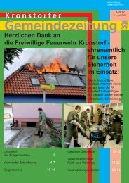 ehrenamtlich für unsere Sicherheit im Einsatz! - Kronstorf