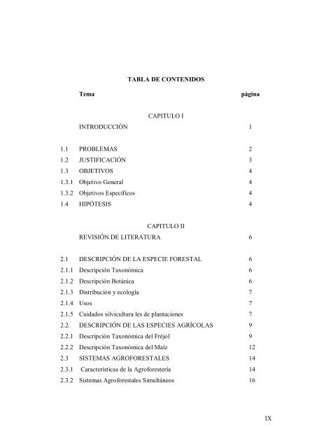 Tesis previa a la obtenciÃ³n del TÃ­tulo de Ingeniera Forestal AUTOR ...