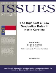 The High Cost of Low Graduation Rates in North Carolina