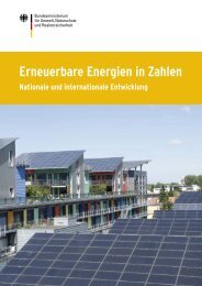 Erneuerbare Energien in Zahlen