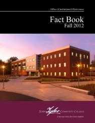 Fact Book Fall 2012 - John Tyler Community College