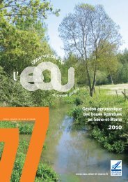 Gestion agronomique des boues Ã©pandues en Seine-et-Marne