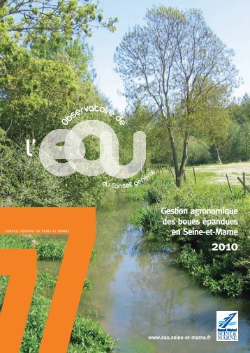 Gestion agronomique des boues Ã©pandues en Seine-et-Marne