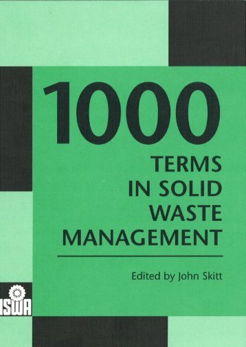 ISWA: 1000 terms in solid waste management - Environmental ...
