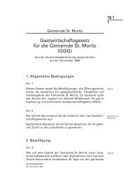 18.1 Gastwirtschaftsgesetz fÃ¼r die Gemeinde St. Moritz (GGG) (PDF ...