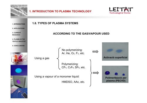 Plasma Technology applied to textiles - Project T-Pot