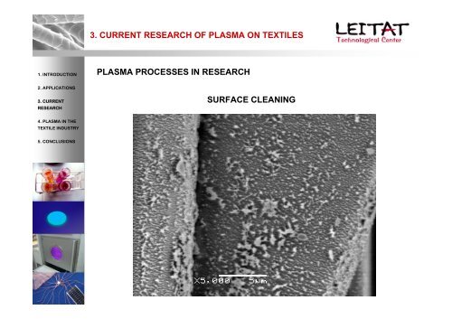 Plasma Technology applied to textiles - Project T-Pot