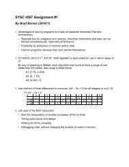 SYSC 4507 Assignment #1 - EngSoc