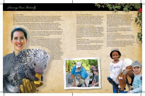 Annual Report 2007 - Tampa's Lowry Park Zoo