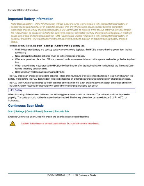 HX2 Reference Guide - Delfi