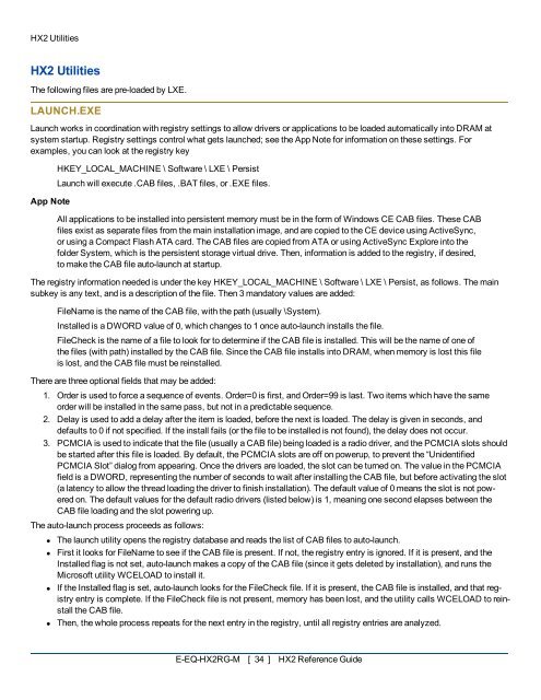 HX2 Reference Guide - Delfi