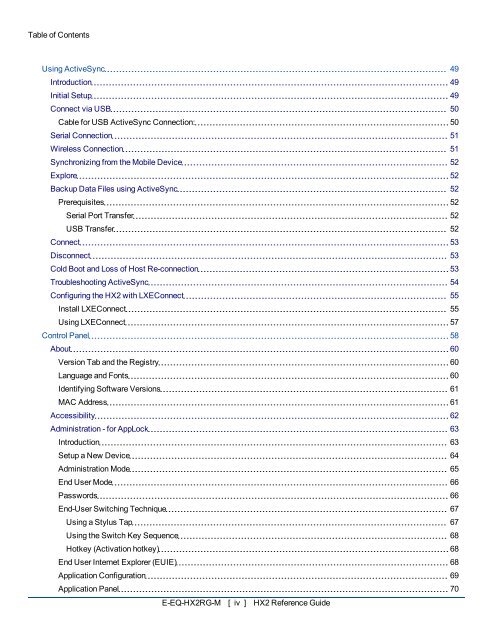 HX2 Reference Guide - Delfi