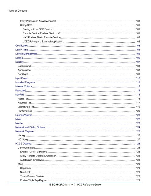 HX2 Reference Guide - Delfi