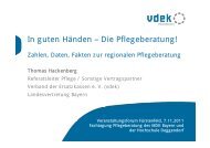 In guten HÃ¤nden â Die Pflegeberatung! - MDK Bayern