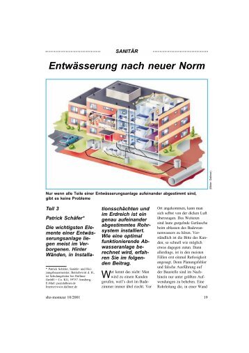 Entwässerung nach neuer Norm