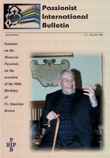 Passionist International Bulletin