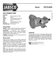 Model 18370-0000 SELF-PRIMING PUMP - LFS Marine and Outdoor