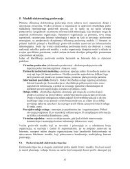 Projektovanje sistema elektronskog poslovanja
