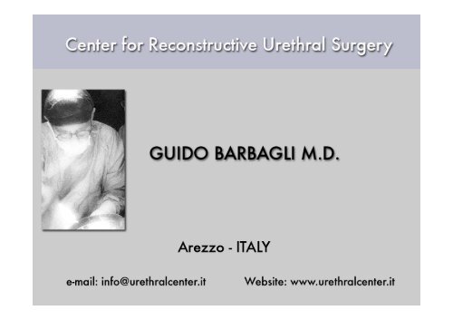 Failed hypospadias repair presenting in adults - Urethral Center