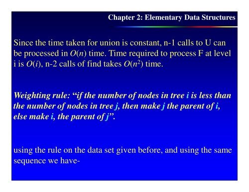 Heap sort and complexity, Disjoint Union & Find, Complexity ...